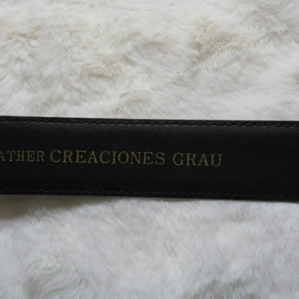 Creaciones Grau vintage leather belt‎